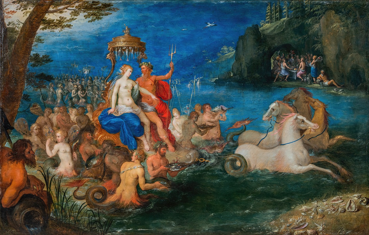 Frans Francken the Younger - Neptune and Amphitrite