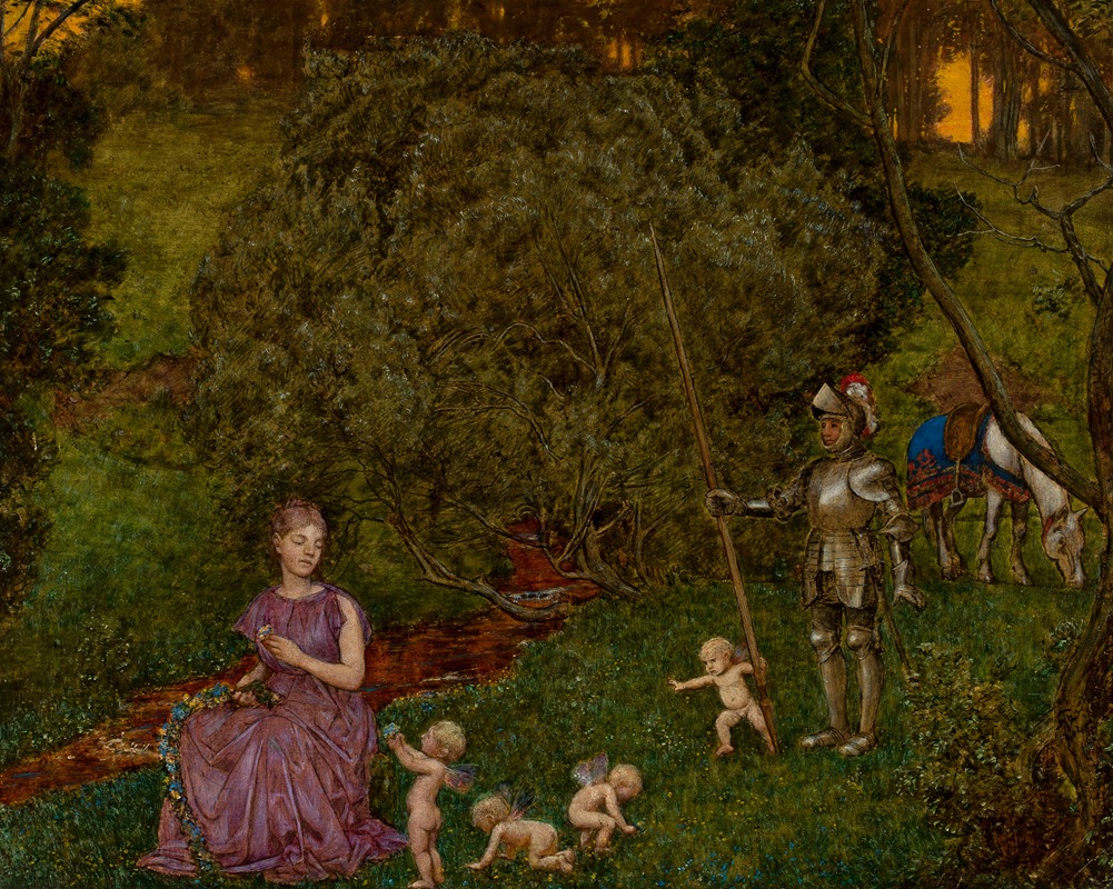 Hans Thoma - Fable – Knight