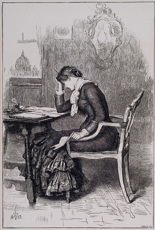 Sir John Everett Millais - Kept in the Dark – When the Letter was completed she found it to be one which she could not send