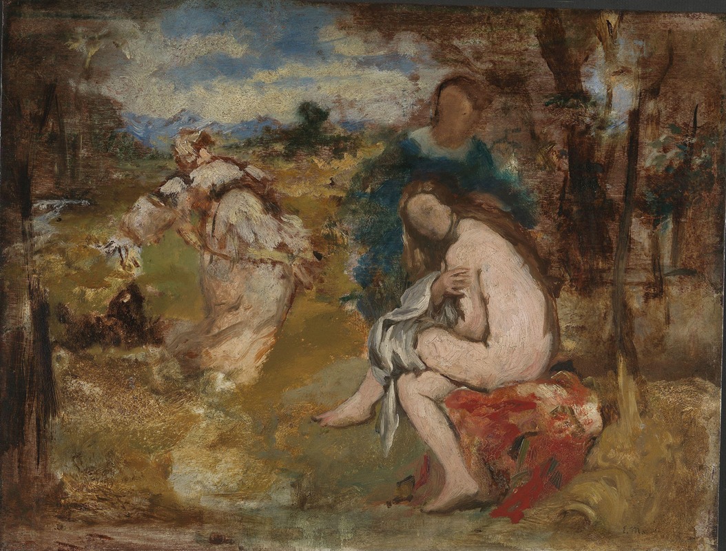 Édouard Manet - Surprised nymph