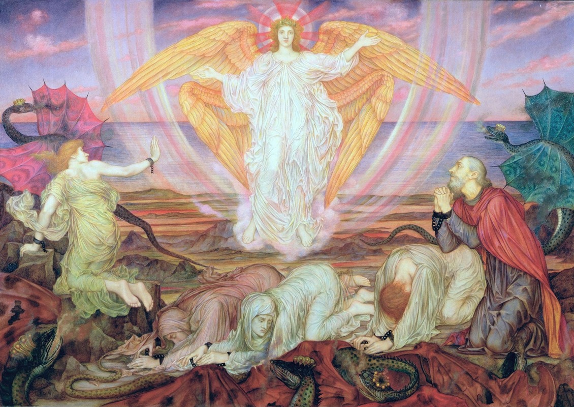 Evelyn De Morgan - Death of the Dragon