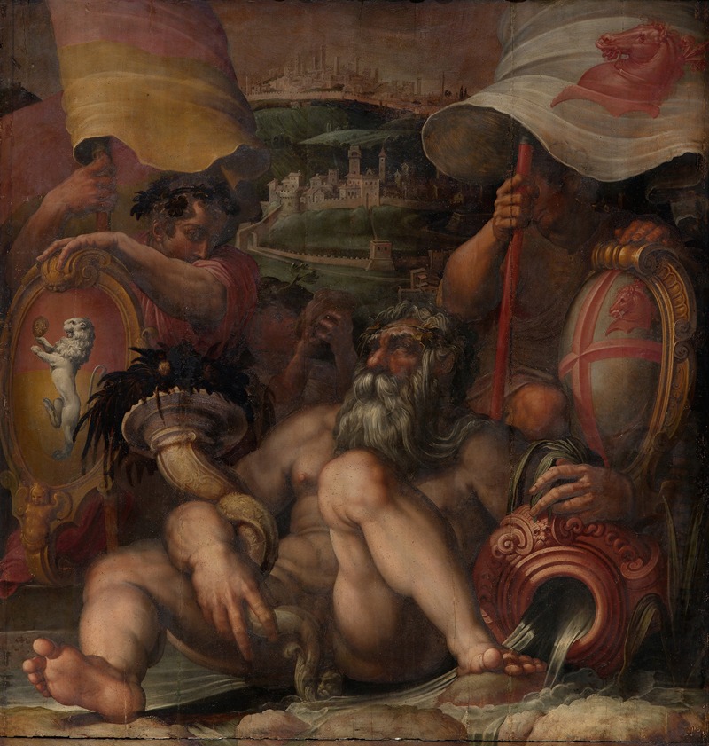 Giorgio Vasari - Allegory of Colle val d’Elsa and San Gimignano