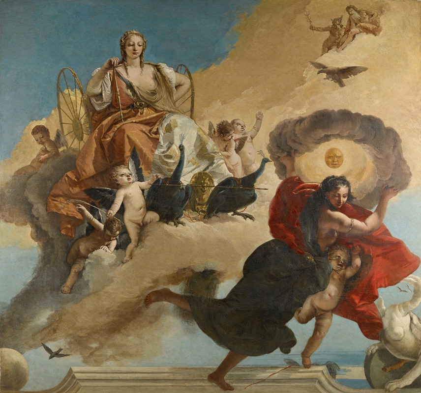 Giovanni Battista Tiepolo - Juno and Luna