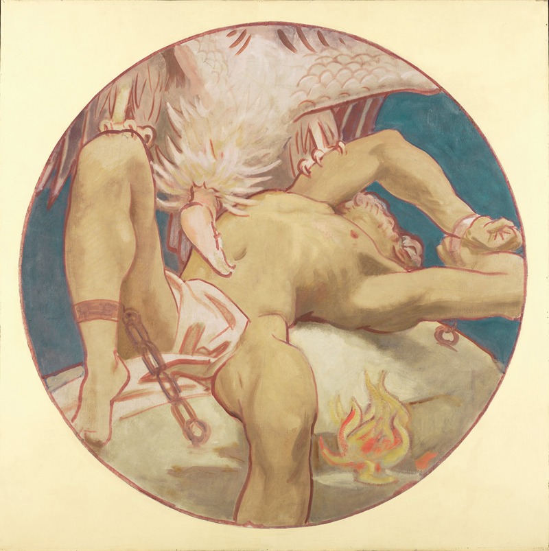 John Singer Sargent - Study for Prometheus, Museum of Fine Arts Boston