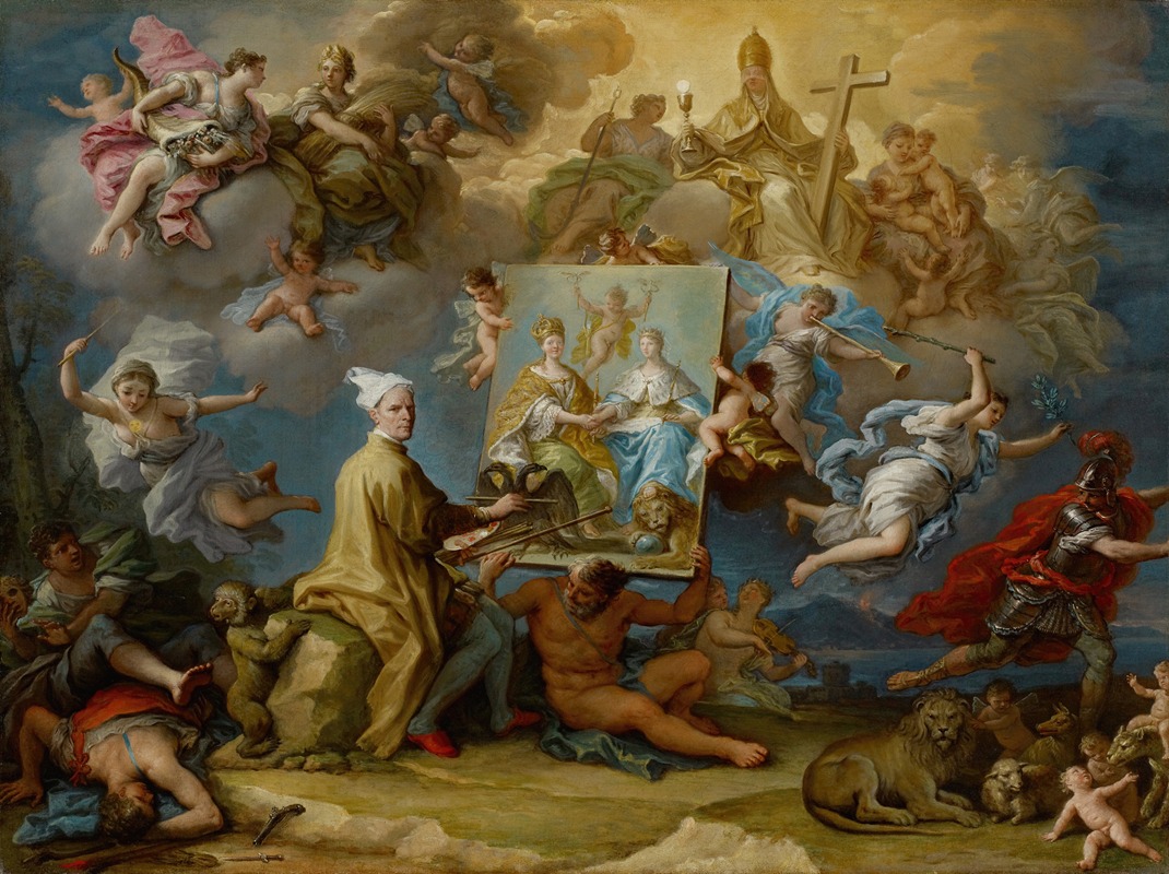 Paolo de Matteis - Allegory of the Consequences of the Peace of Utrecht