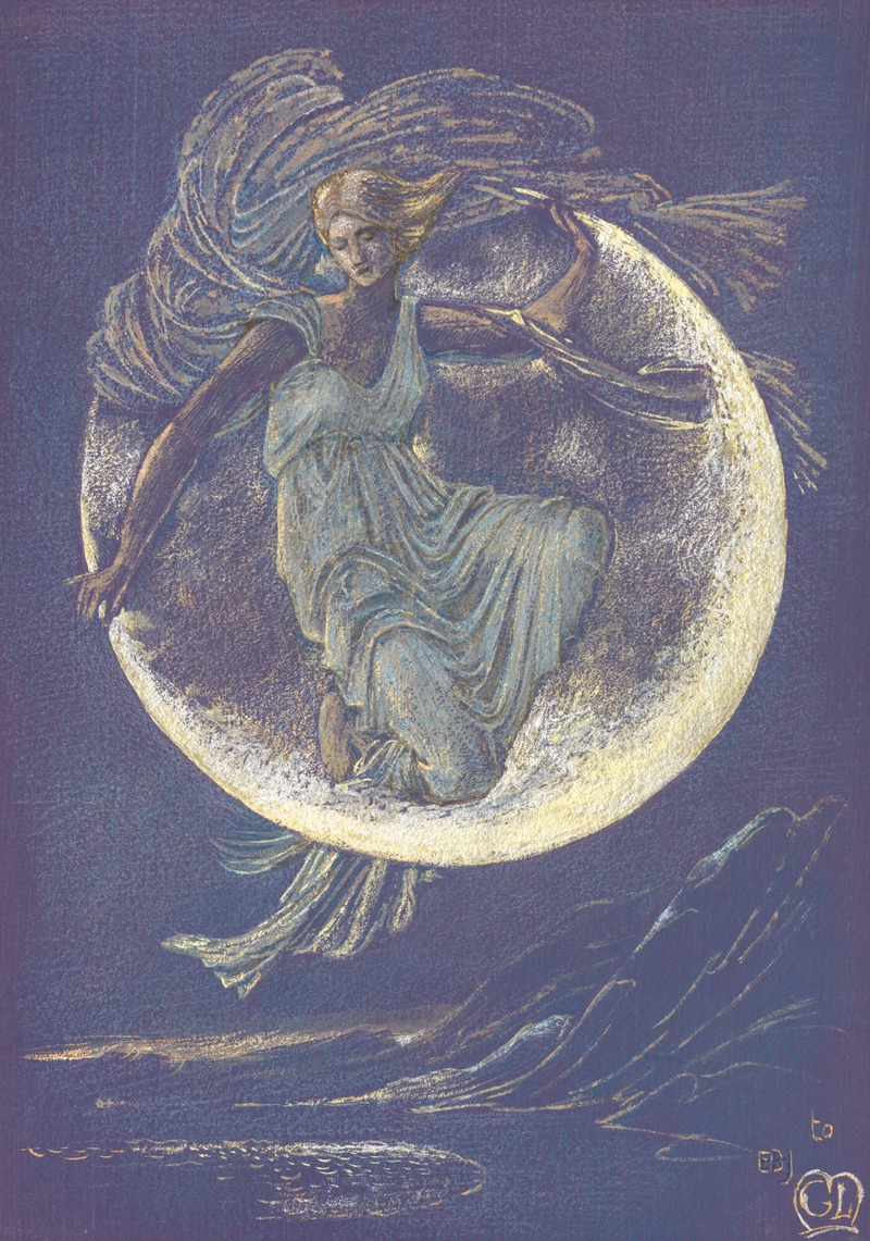 Sir Edward Coley Burne-Jones - Luna