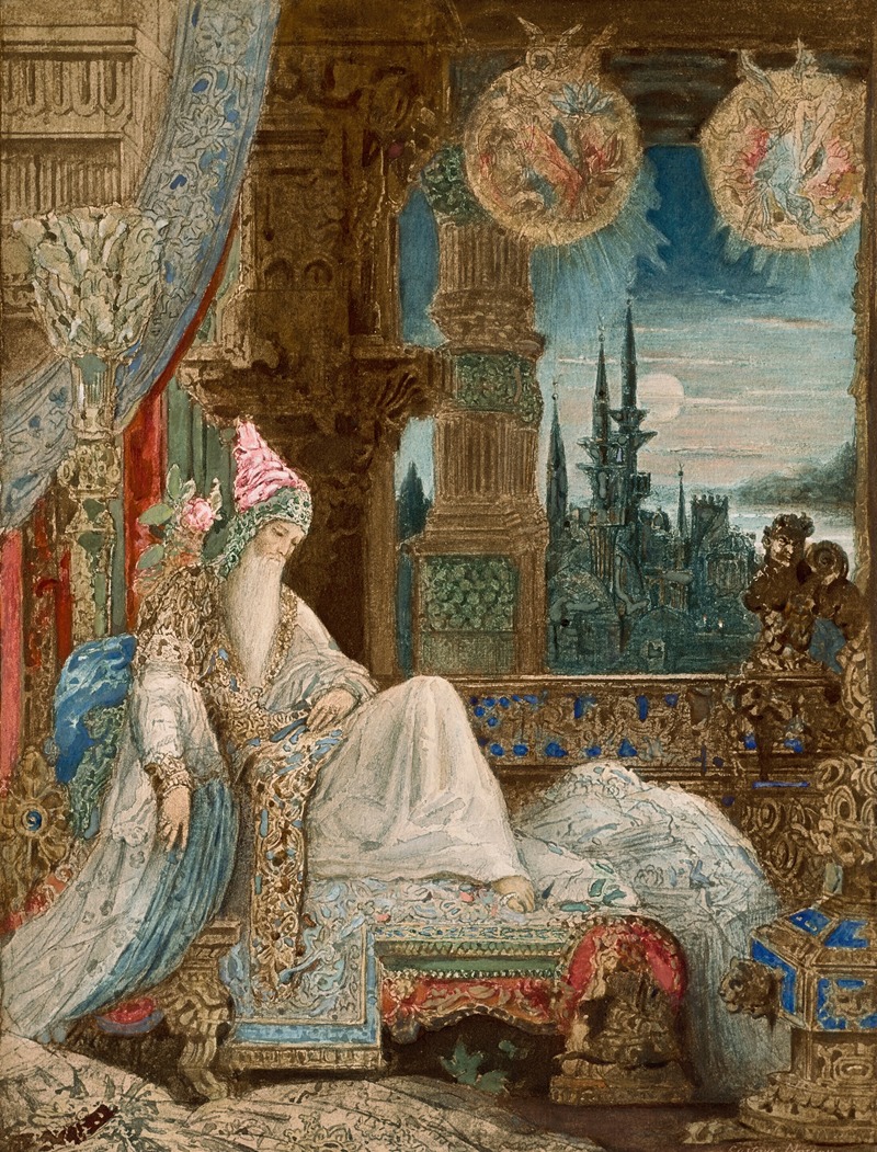 Gustave Moreau - Le songe d’un habitant du Mogol