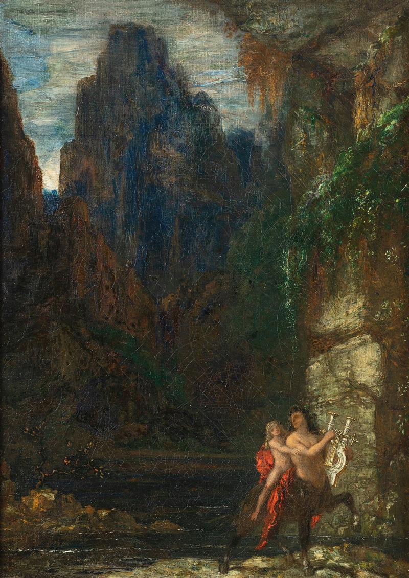 Gustave Moreau - The Education of Achilles