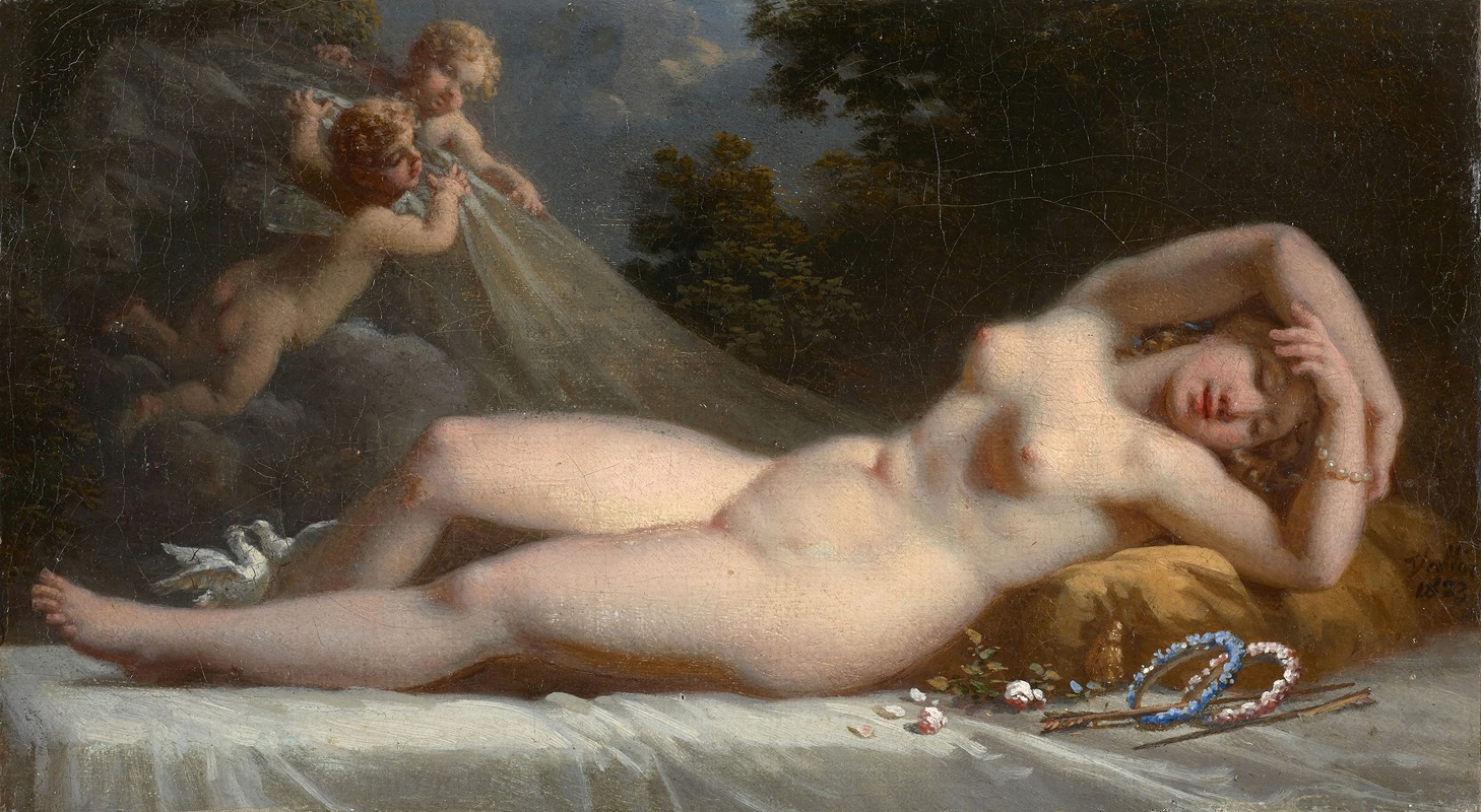 Jacques Antoine Vallin - Vénus endormie