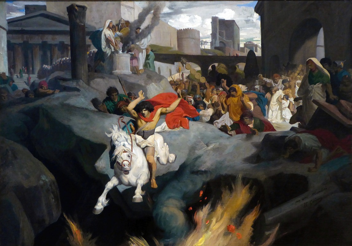 Jean-Léon Gérôme - The Leap of Marcus Curtius