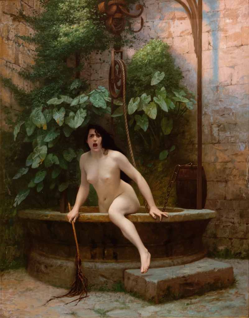Jean-Léon Gérôme - Truth Coming Out of Her Well to Shame Mankind