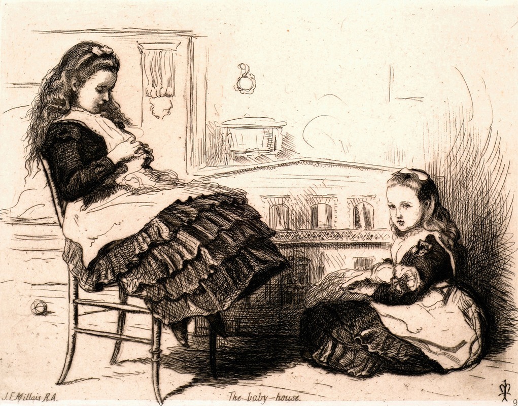 Sir John Everett Millais - The Baby-House