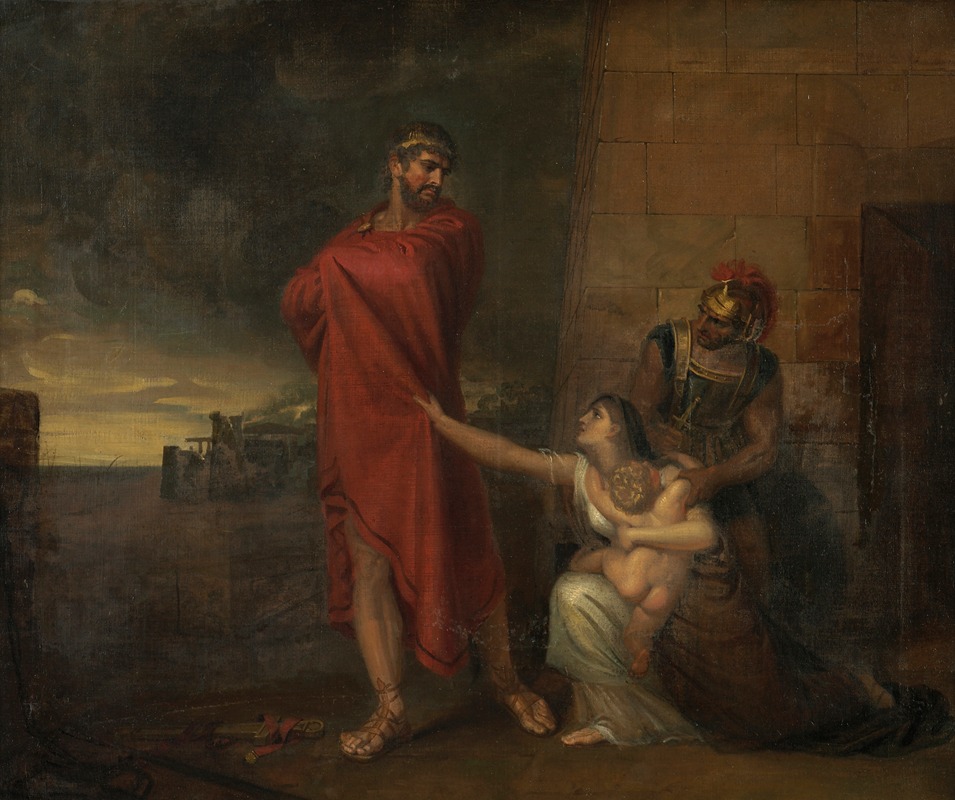 George Dawe - Andromache imploring Ulysses to spare the life of her son