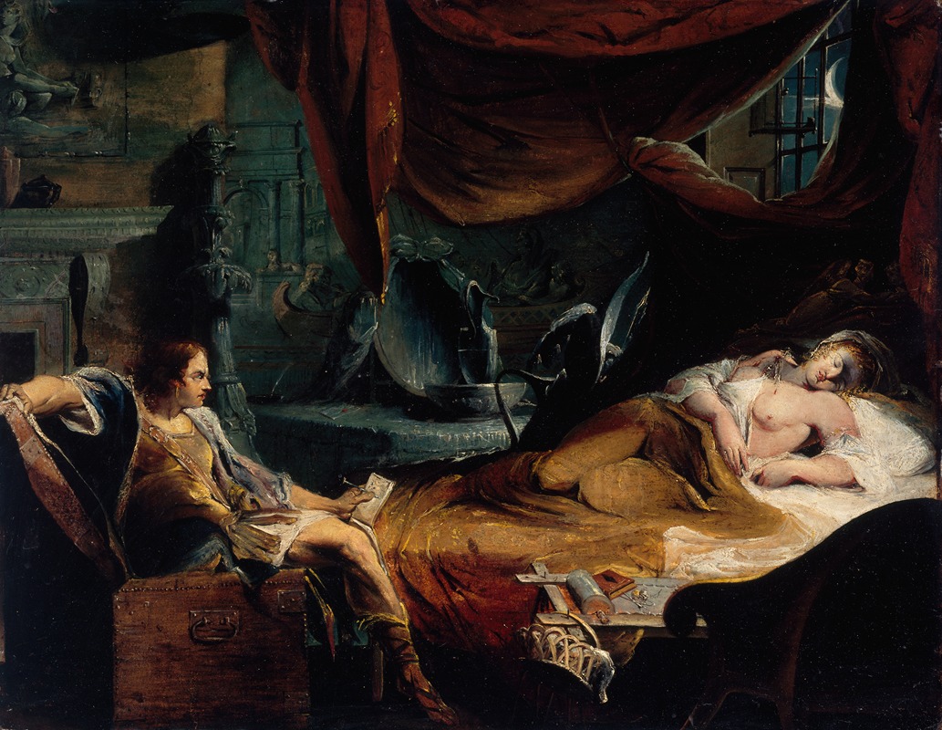 James Barry - Iachimo Emerging from the Chest in Imogen’s Chamber