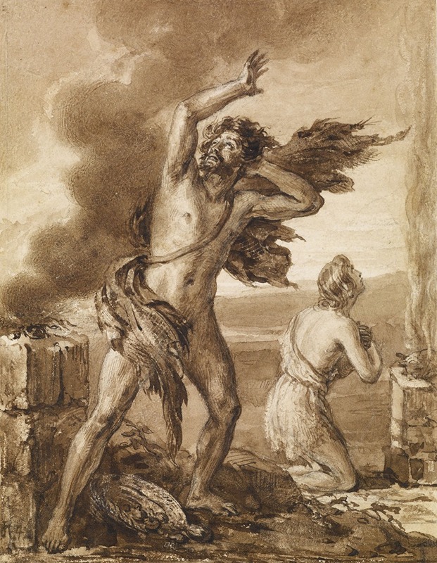 Sir John Everett Millais - The Rejection of Cain’s Sacrifice (Genesis IV)