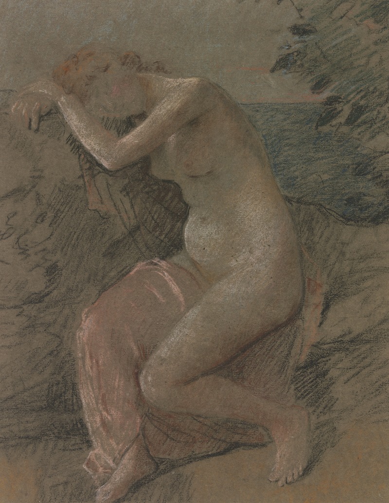 Otto Scholderer - The nymph