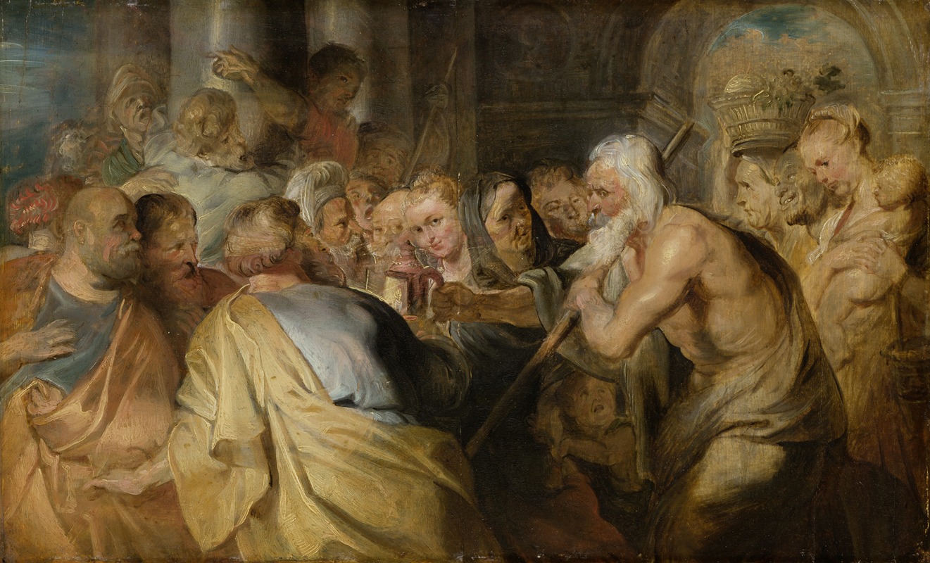 Peter Paul Rubens - Diogenes Looking for an Honest Man