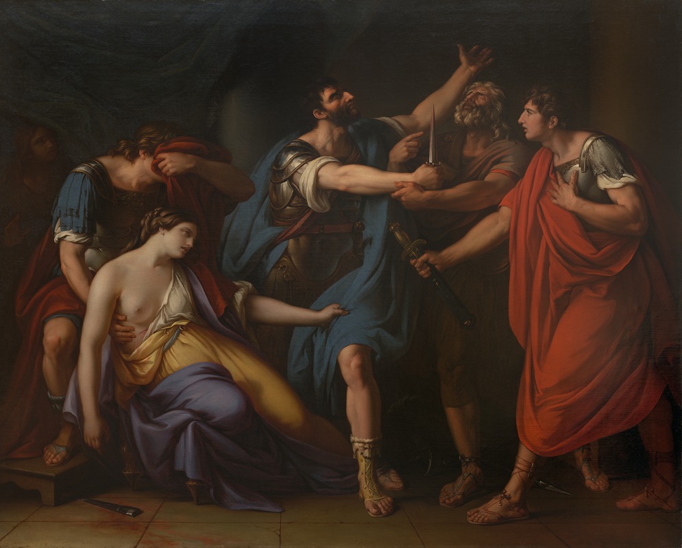 Gavin Hamilton - The Death of Lucretia