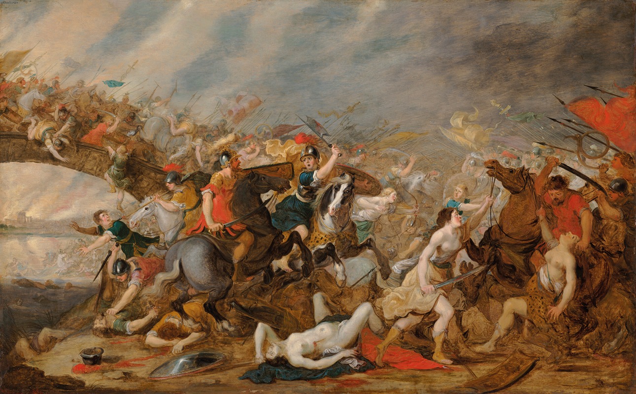 Hans Jordaens III - The Battle of the Amazons