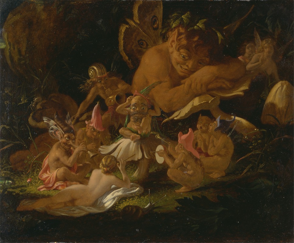 Sir Joseph Noel Paton - Puck and Fairies, from ‘A Midsummer Night’s Dream’