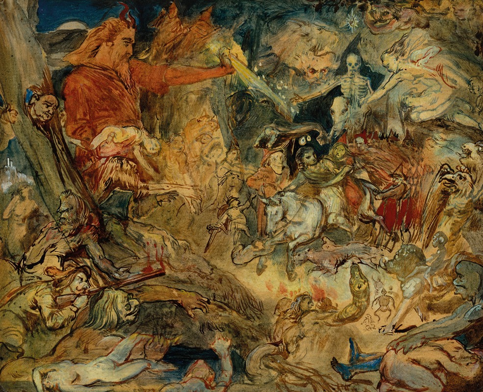 Theodor von Holst - The Witches’ Sabbath