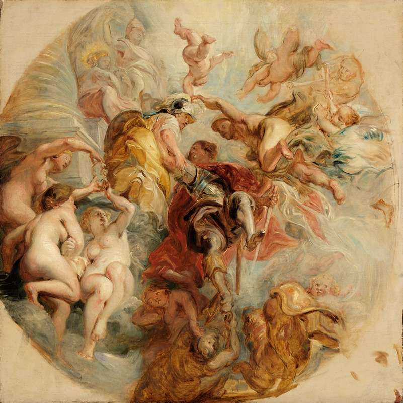 Eugène Delacroix - Apotheosis of the Duke of Buckingham