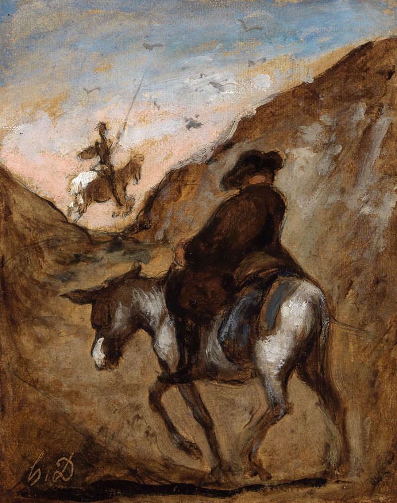 Honoré Daumier - Don Quijote und Sancho Panza
