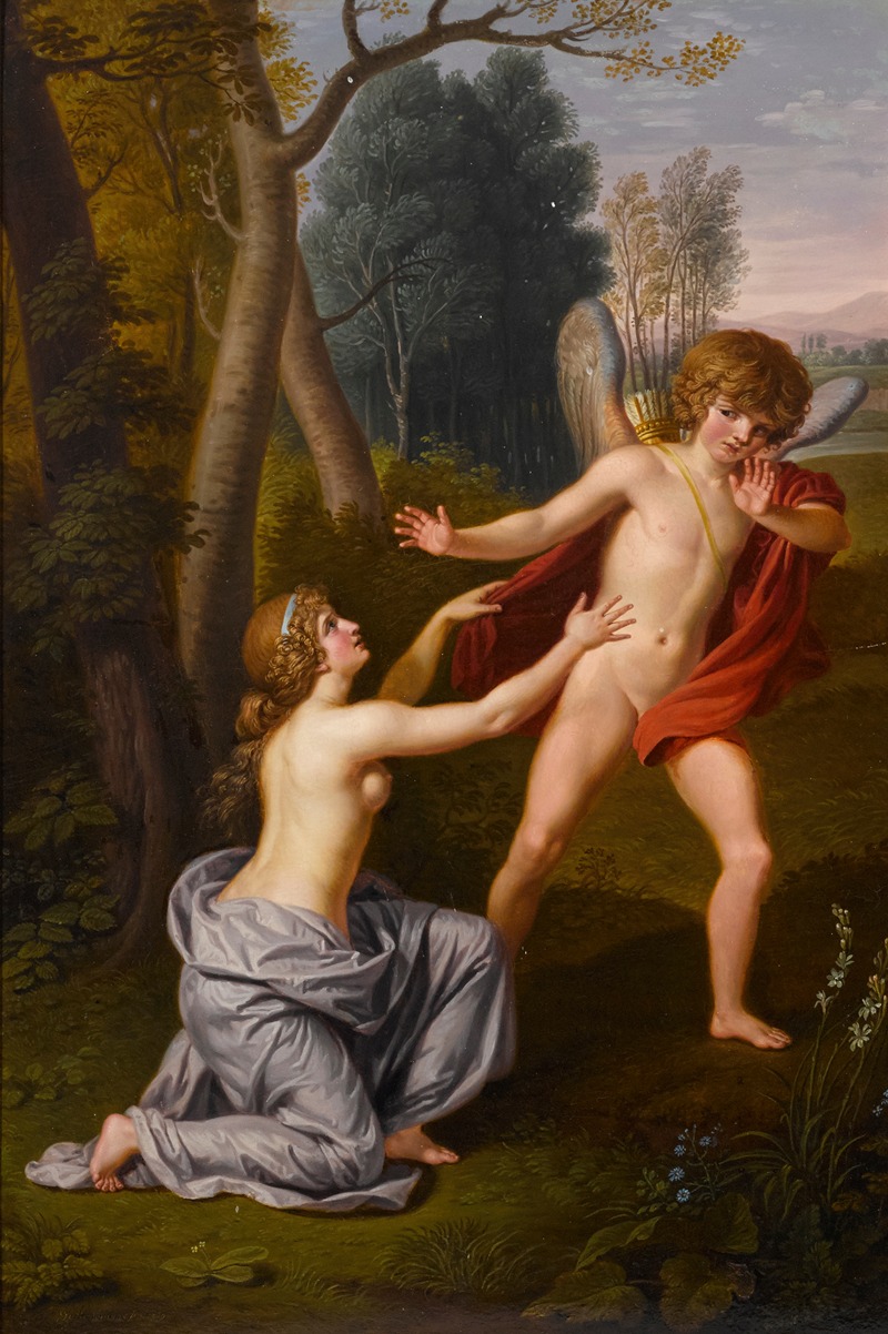 Ludwig Guttenbrunn - Cupid and Psyche