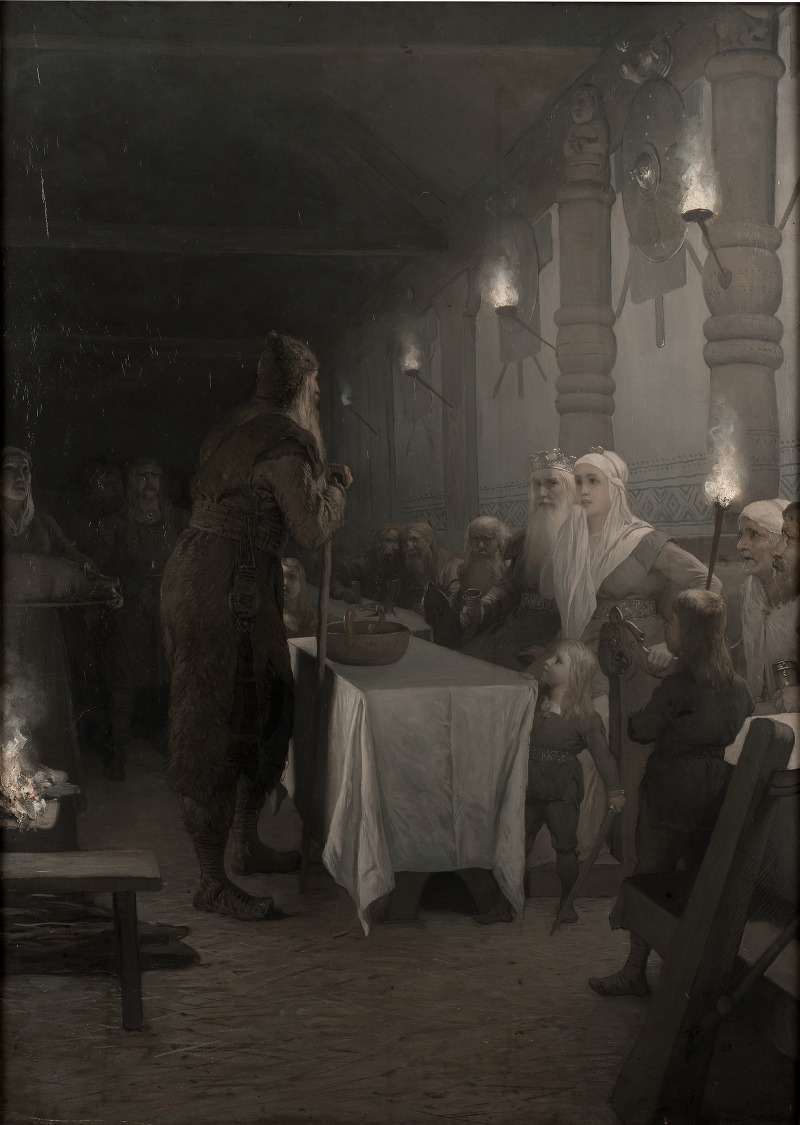August Malmström - Frithiof comes to King Ring