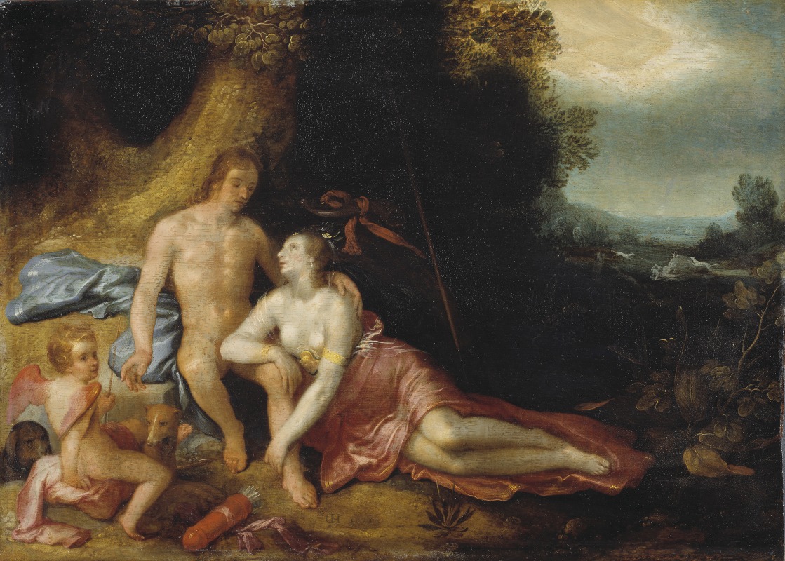 Cornelis van Haarlem - Venus and Adonis