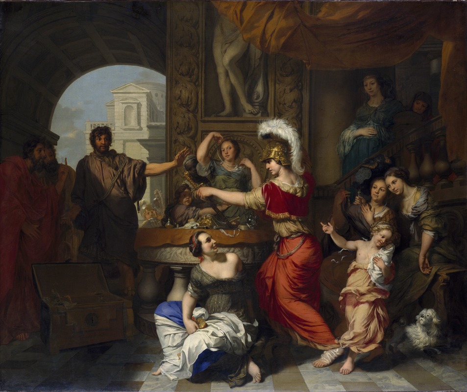 Gerard de Lairesse - Achilles recognized by Ulysses at the Court of Lycomedes