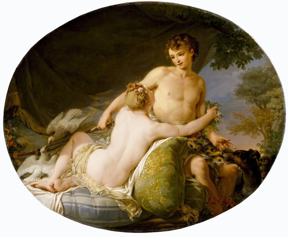 Hugues Taraval - Venus and Adonis