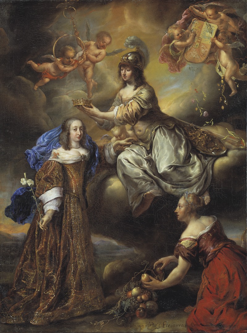 Jürgen Ovens - Allegory of Hedvig Eleonora, 1636-1715, crowned by Minerva
