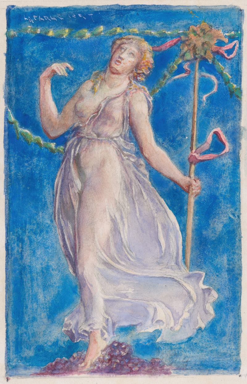 John La Farge - A Bacchante