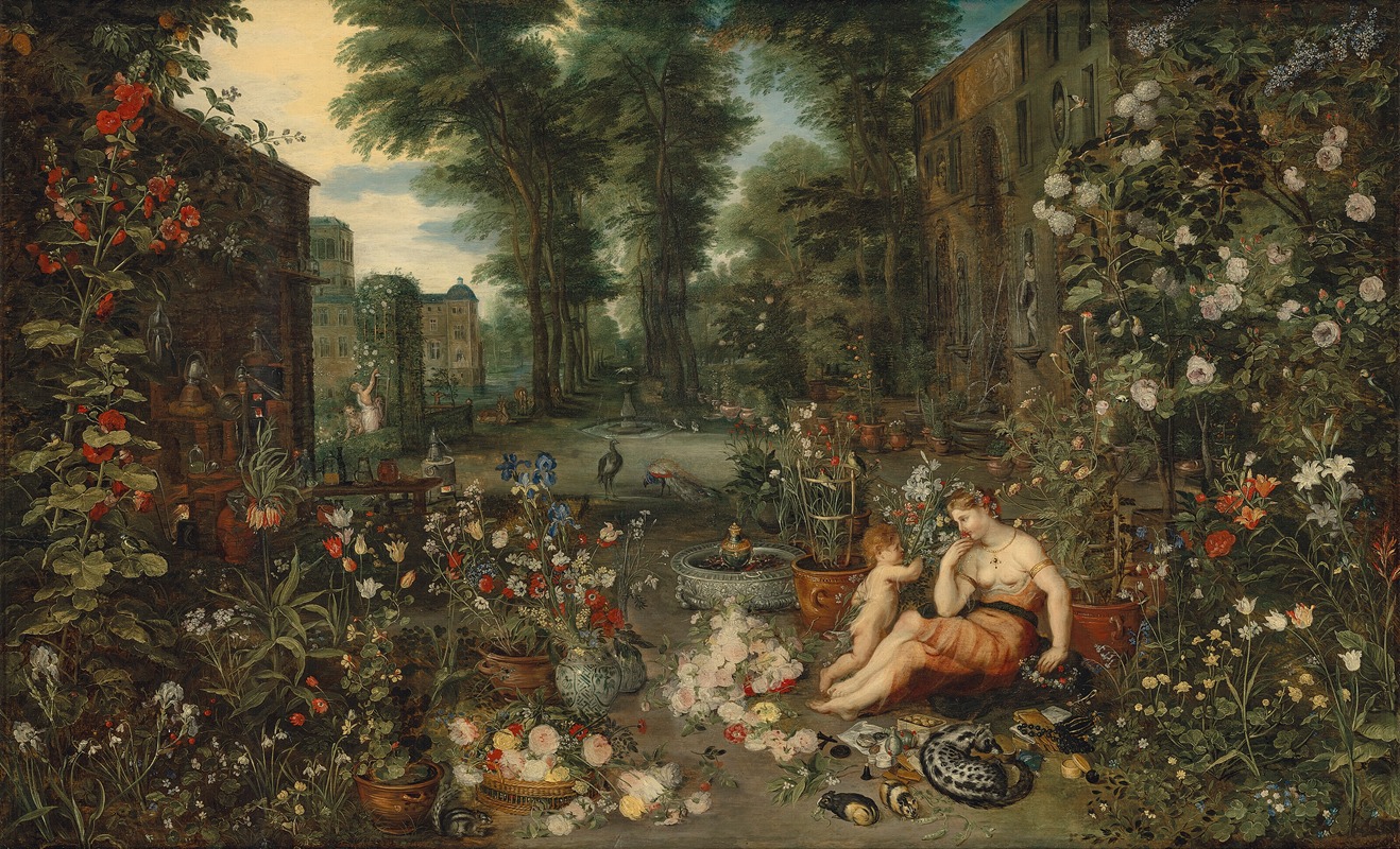 Jan Brueghel the Younger - The Five Senses; Smell