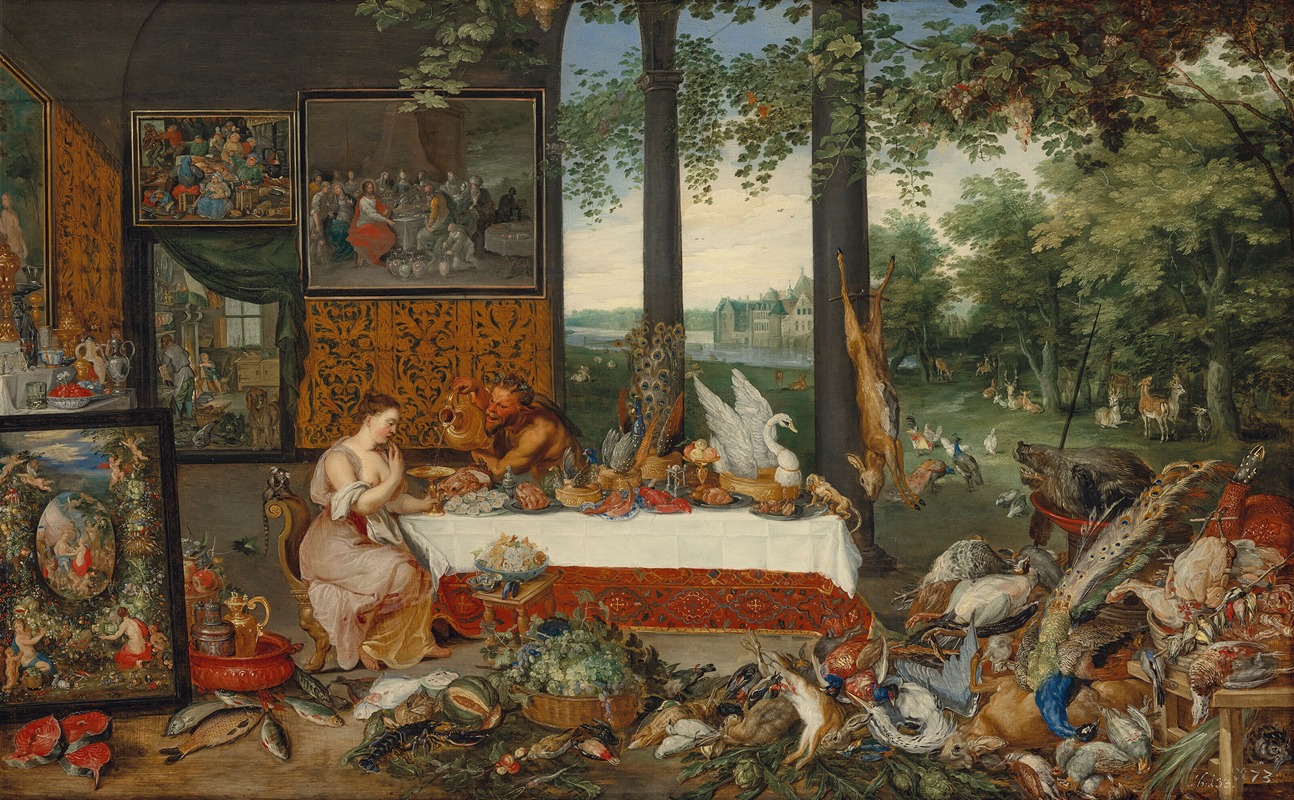 Jan Brueghel the Younger - The Five Senses; Taste