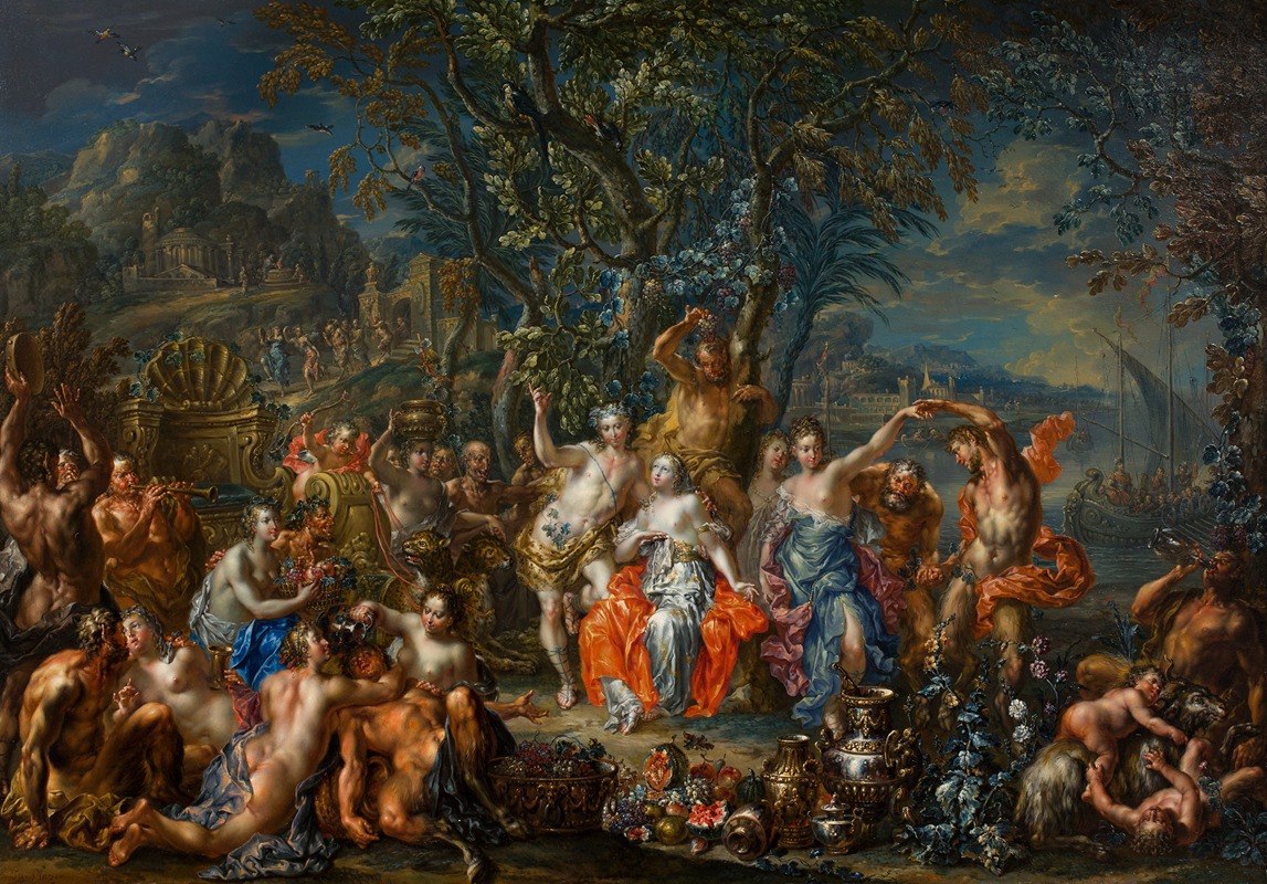 Johann Georg Platzer - Bacchus and Ariadne