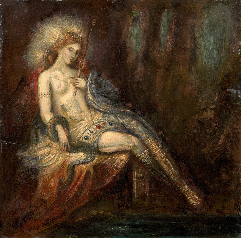 Gustave Moreau - Déesse au rocher