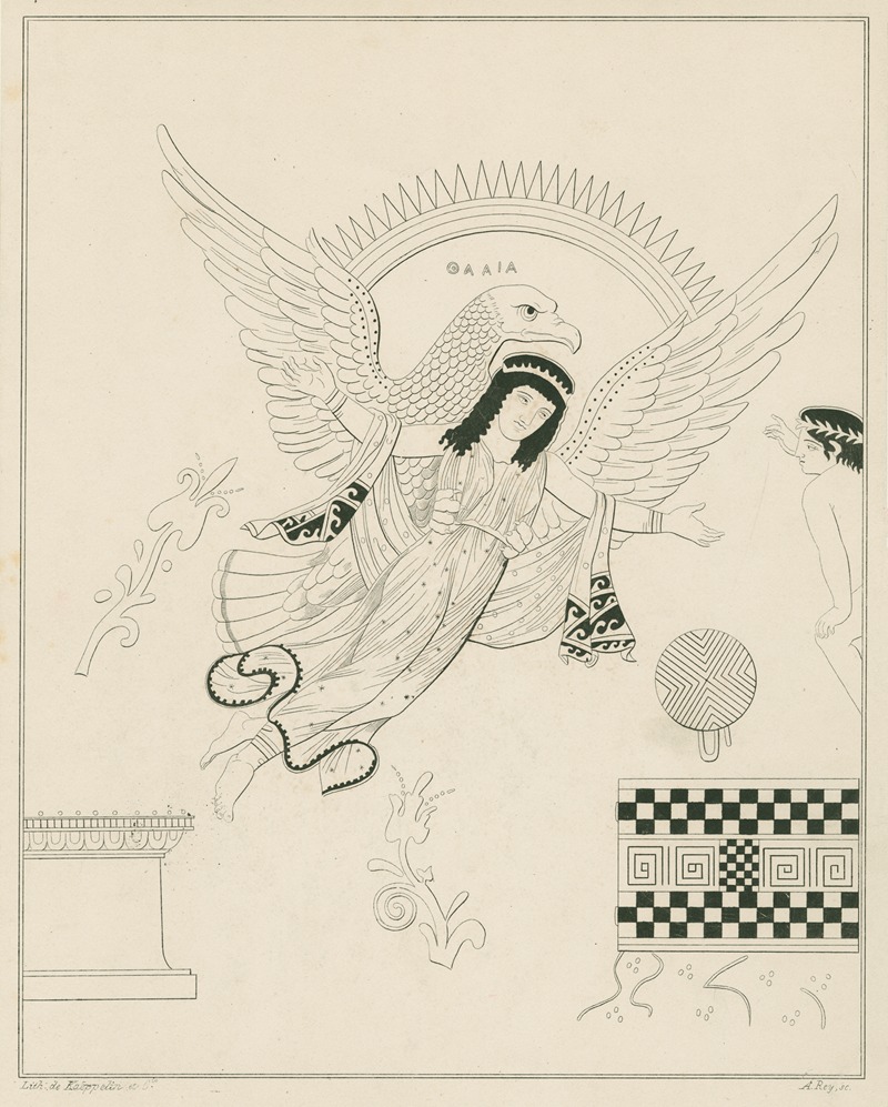 A. Rey - Thalia carried off by Jupiter in the guise of an eagle, and Aetnaeus