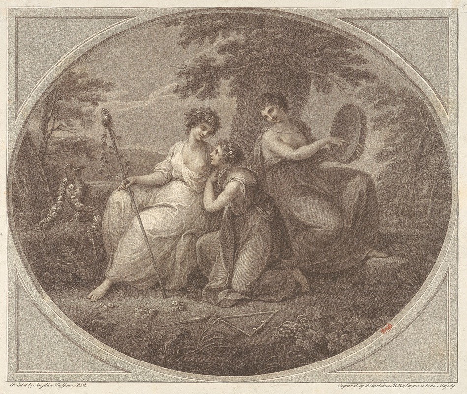 Angelica Kauffmann - Bacchanalians