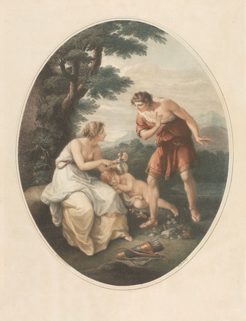 Angelica Kauffmann - Cupid and Cephisa