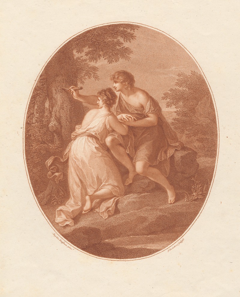 Angelica Kauffmann - Paris and Oenone