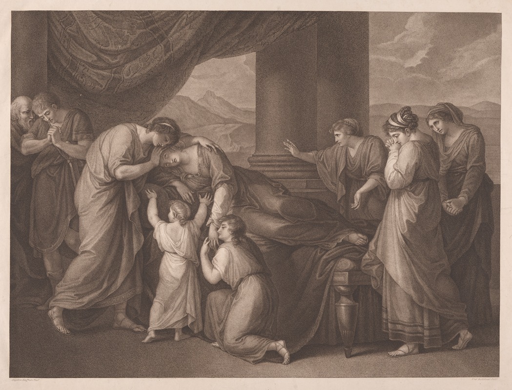 Angelica Kauffmann - The Death of Alcestis