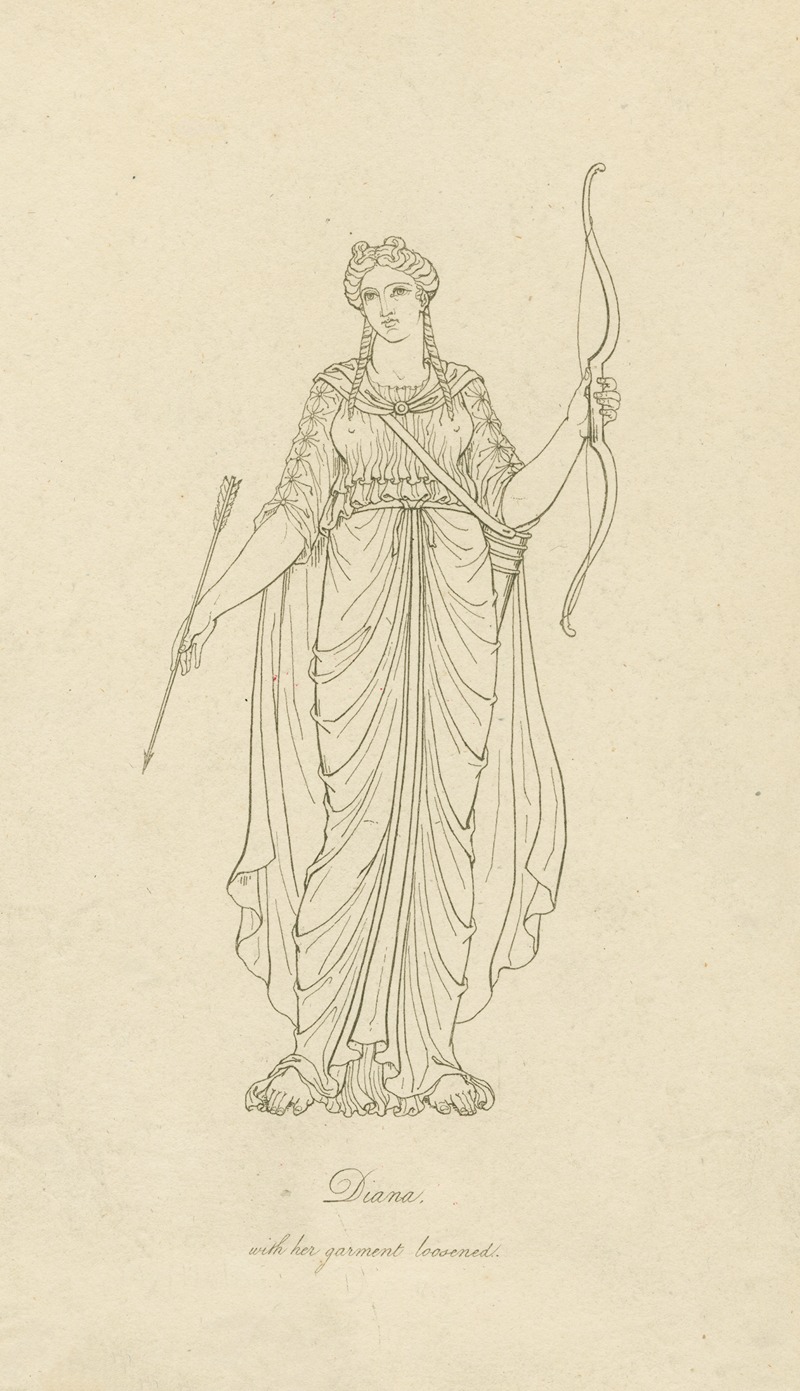 Anonymous - Diana, with her garment loosened