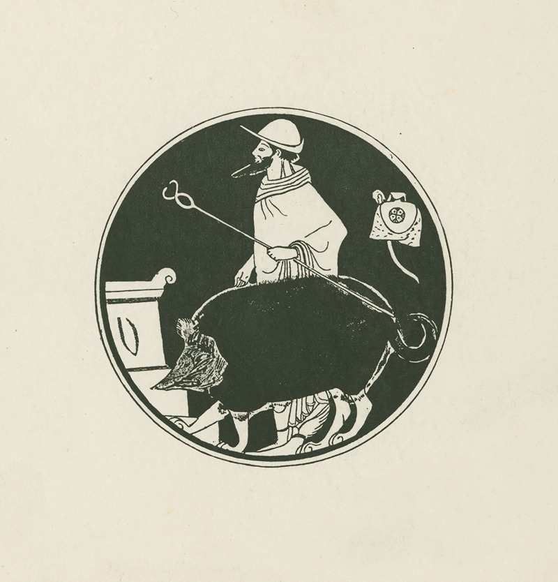 Anonymous - Mercury with a dog disguised as a pig