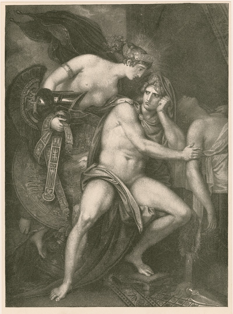 Benjamin West - Thetis bringing the armor to Achilles