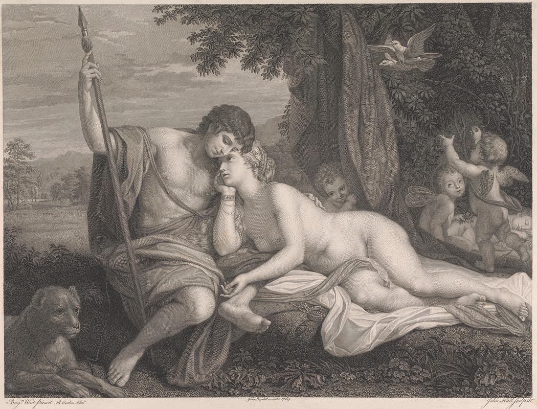 Benjamin West - Venus relating to Adonis the Story of Hippomenes and Atlanta