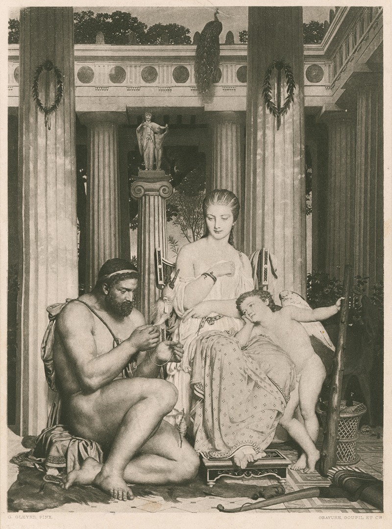 Charles Gleyre - Hercules and Omphale