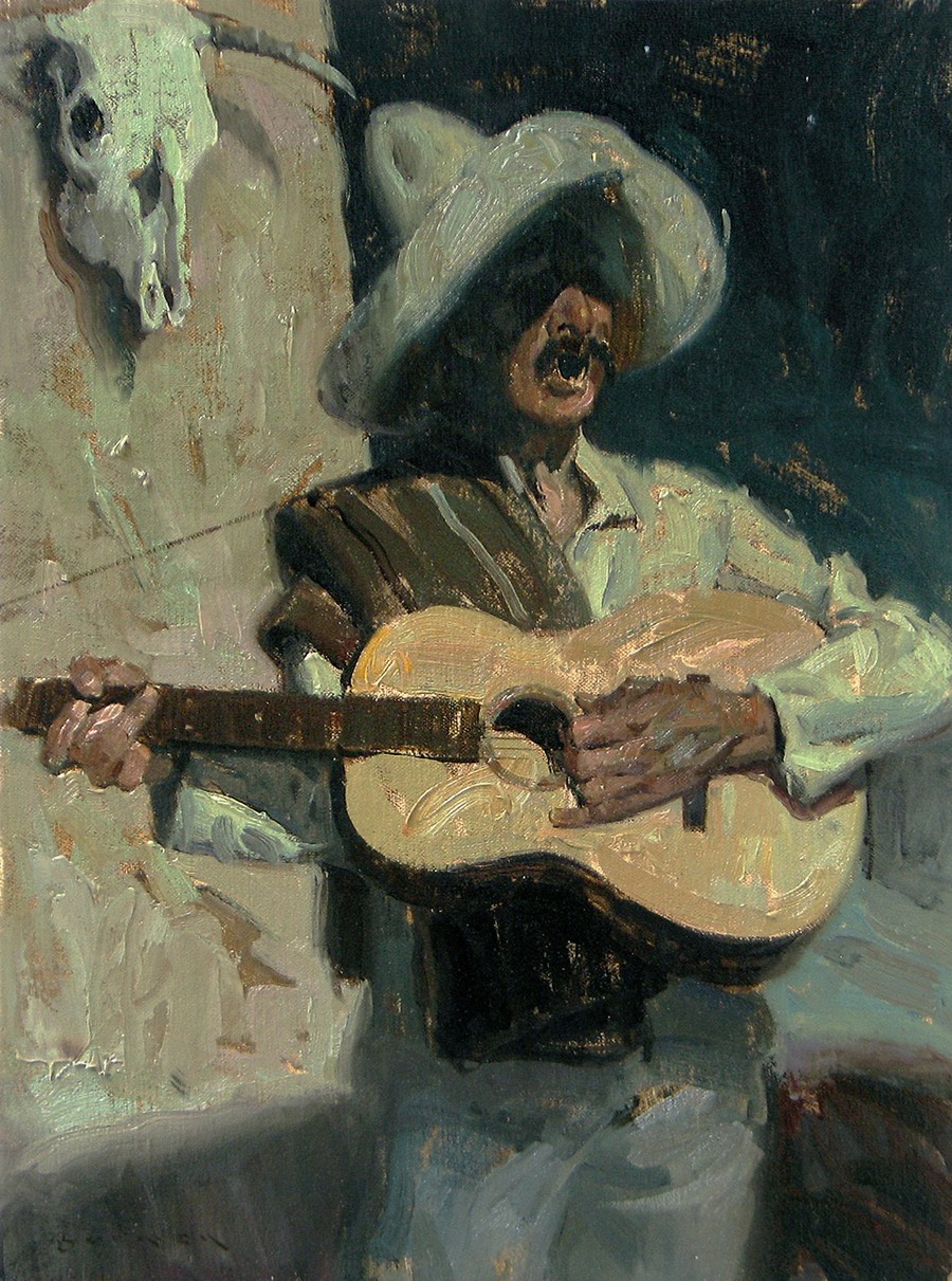 Spanish Minstrel by Artvee