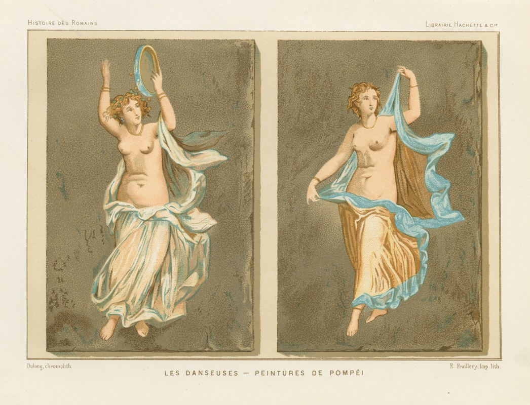 Fraillery - Les danseuses–peintures de Pompei